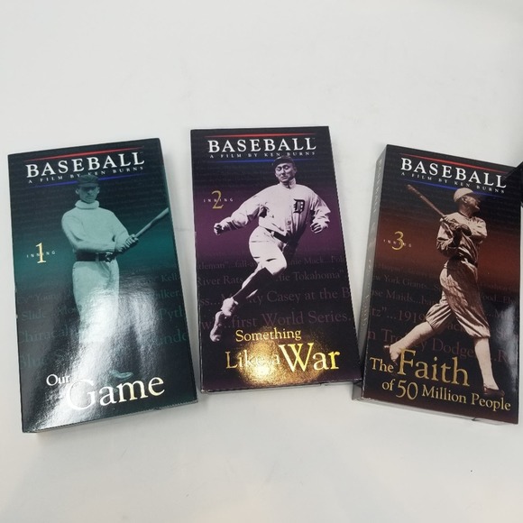 Legendary Ken Burns BASEBALL  9 Inning VHS Box Set Vintage Sports Docu-Series - Picture 2 of 13